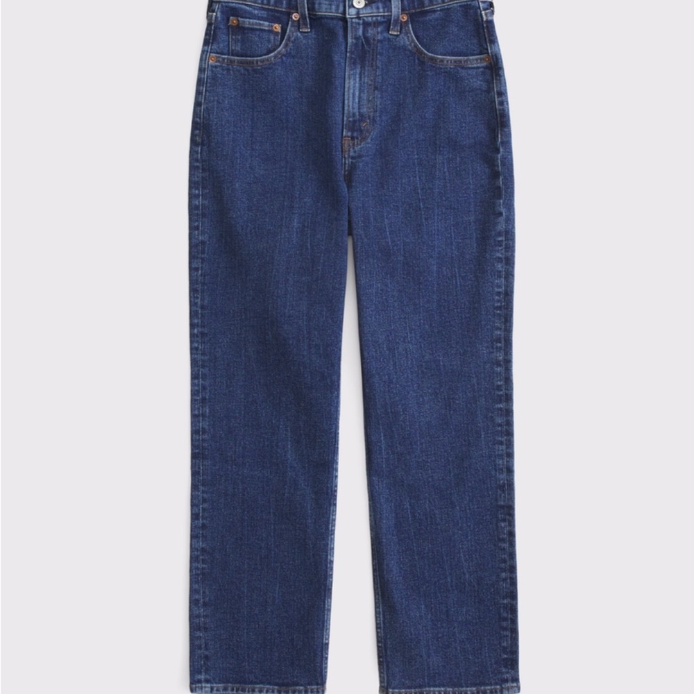 Abercrombie and Fitch Ultra High Rise Ankle Straight Jean